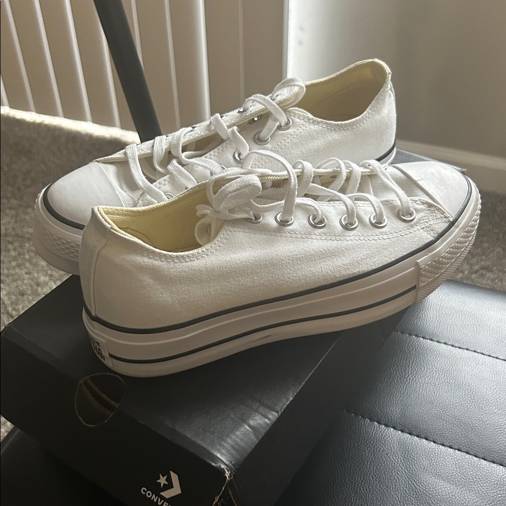Converse Women's Classic White Low-Top Sneakers
